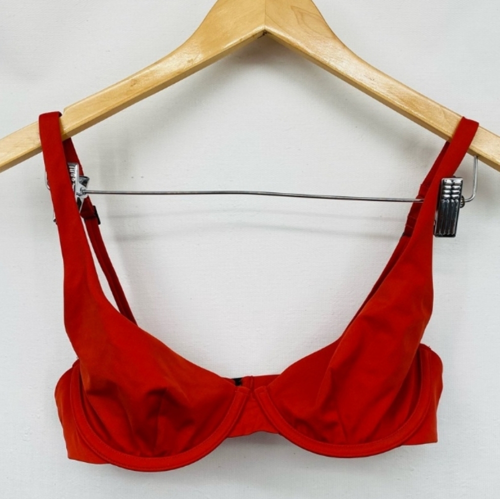 CUUP The Plunge Swimsuit Top in Red Size 38B cuup size 9